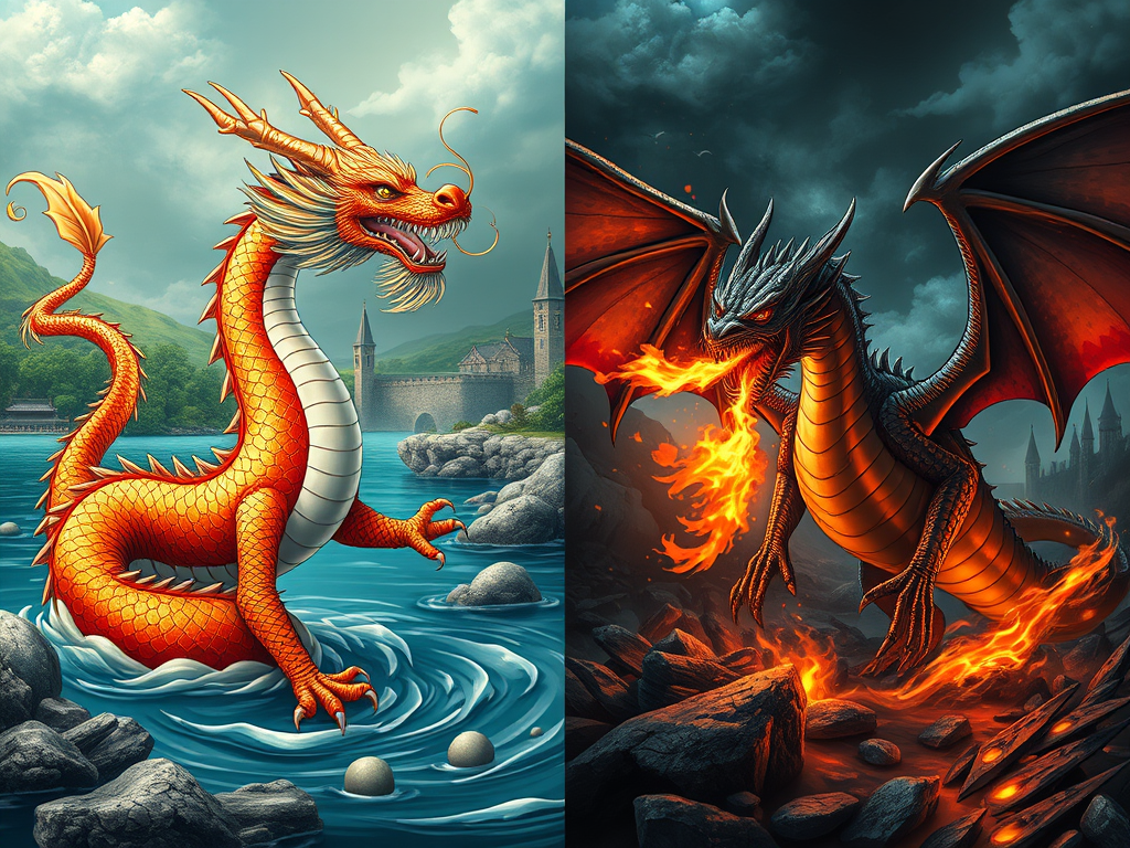 Chinese Dragons vs. Western Dragons: Top 5 Differences